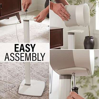 Sanus Fixed Height Speaker Stand for Sonos Era 300 Single WSSE31 - color: White