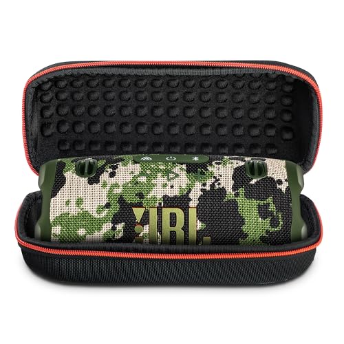 JBL Charge 6 Portable Bluetooth Speaker (Squad) | IP68 Waterproof, DustProof, and DropProof, Outdoor Wireless Audio |28Hrs Playtime + Travel Case Bundle - color: Squad
