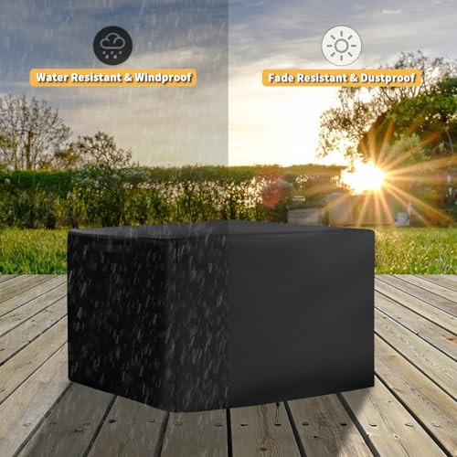 Pizza Oven Cover for Gozney Tread Portable Pizza Oven, Heavy-Duty 600D Protective Cover for Gozney 12" Outdoor Pizza Oven - size: 17"L x 20"D x 12"H