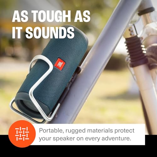 JBL FLIP 5, Waterproof Portable Bluetooth Speaker, Black, Small | Sounds better than ever, Bring the party anywhere, Make a splash with IPX7 waterproof design, A rainbow of colours - color: Black
