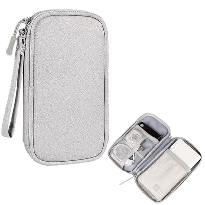 Organizer Bag Case Electronic Devices Travel Pouch Cable USB Charger Accessories Cellphone SD Power Bank Earphone - color: Signle Layer-Grey