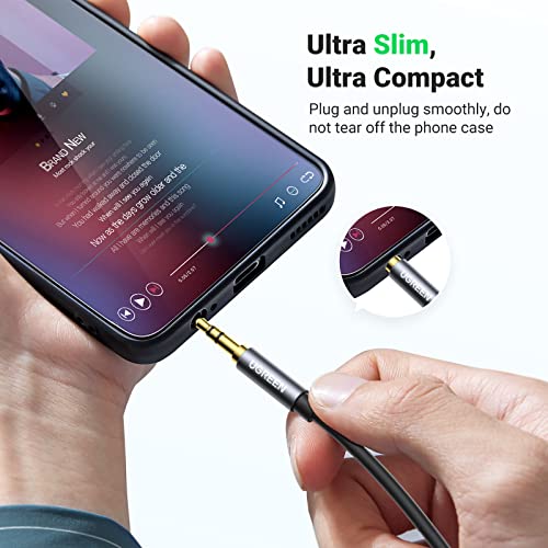 UGREEN Headphone Extension Cable 3.5mm Aux 3 Pole TRS Extender Cord 10FT | Male to Female, Audio Only, Gold Plated, Compatible with iPhone iPad Phone, Headset, Gaming Console, Car Stereo, Speaker - size: 10FT