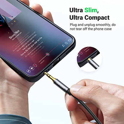 UGREEN Headphone Extension Cable 3.5mm Aux 3 Pole TRS Extender Cord 10FT | Male to Female, Audio Only, Gold Plated, Compatible with iPhone iPad Phone, Headset, Gaming Console, Car Stereo, Speaker - size: 10FT