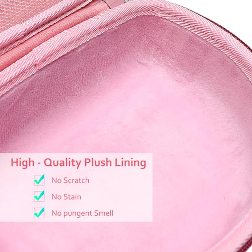 XANAD Hard Case for JBL Junior JR 470NC/460NC/320 Kids Headphones, Pink | for iClever BTH12 HS19 BTH20 BTH22 BTH26/Candy Bila/Acer/JBL/MIDOLA/JoySpark/JLab/ADOOPE/Spiderman/EarFun/ Etc Kids Headphone - color: Pink