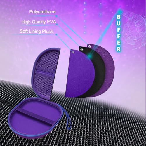Headphone Headset Case Compatible with JBL Tune 520BT 720BT/BERIBES/KVIDIO/Soundcore by Anker/Sony Wireless On-Ear Headphones, Dark Purple - color: Dark Purple