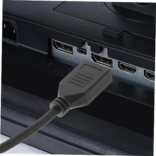 Toyvian Extension Cable Male to Female Hd Right-angle Adapter for Gaming Monitor Easy Installation Stable Transmission and Versatile Use Offices and Studios