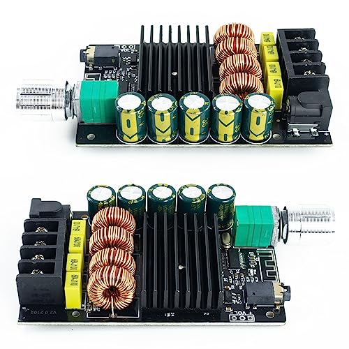 Hosyond 200W Bluetooth 5.0 Amplifier Board TPA3116D2 100W+100W Stereo Dual Channel Mini Amp Board Audio Receiver for Home DIY Speakers