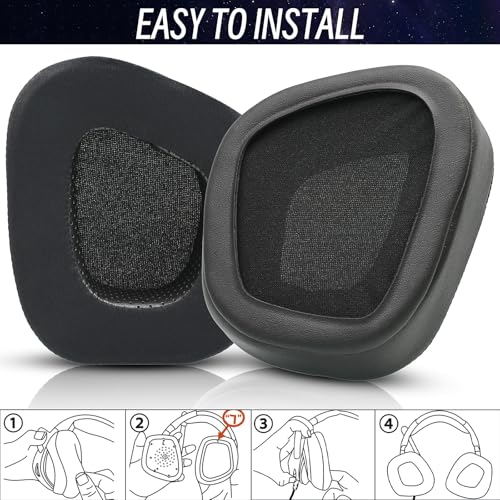 Replacement Ear Pads Cushions for Corsair Void & Corsair Void PRO RGB Wired/Wireless Gaming Headsets(Cooling-Gel/Black)