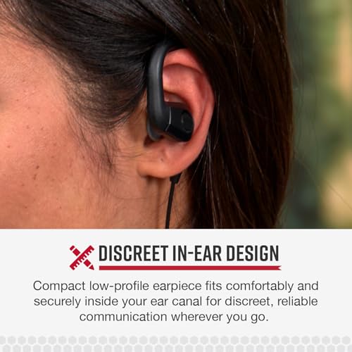 Cobra 2.5mm C-Style in-Ear Headset | Compact Low-Profile Communication Earpiece for Two-Way Radios with Discreet Design and Clear Audio Quality - style: In-Ear Headset