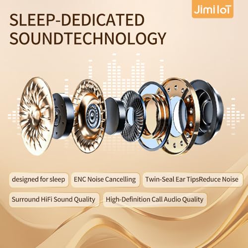 Sleep Earbuds for Side Sleepers, Ultra-Mini Wireless Sleep Headphones