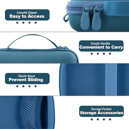 Aenllosi Hard Case for Bose SoundLink Flex 2nd Gen Speaker, Twilight Blue | EVA Hard Shell, Drop Resistant Protection, Water Resistant Protection, Dust Proof Protection, Protective Case Only - color: Twilight Blue, style: Hard Case for Bose SoundLink Flex