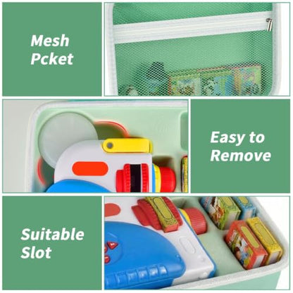 Hard Case for Little Tikes Story Dream Machine Books, Mint Green - color: Green