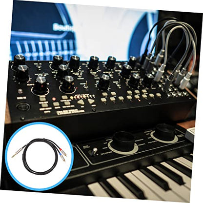 Angoily 1pc Stereo Male to Adapter Cable Audio Equipment Connector for Headphones Speakers and
