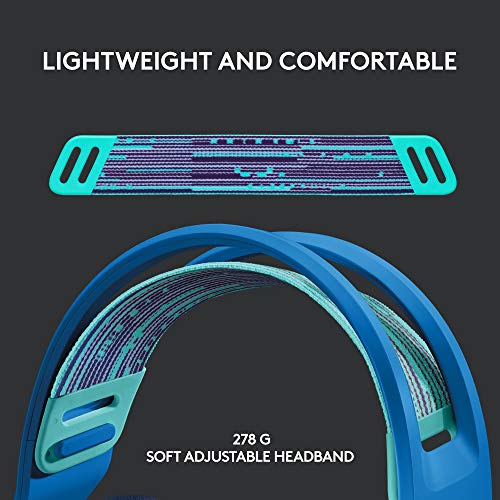Logitech G733 Lightspeed Wireless Gaming Headset - Blue - color: Blue
