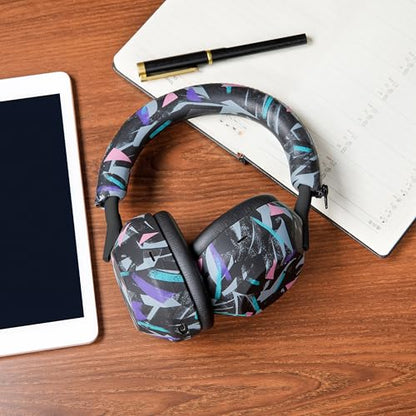 WC ShellZ XM5 - Exterior Shell & Headband Covers for Sony WH1000XM5 | Made by Wicked Cushions | Protective, Made with Premium Silicone | 90's Black - color: 90's Black