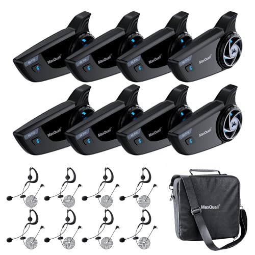 S8 Pro Referee Communication System Sets 2~8 Person Talk Same time Football Radio Wireless Soccer Headsets (8S8 Pro(Model 1 Overhook Earphone)) - color: 8S8 Pro(Model 1 Overhook Earphone)