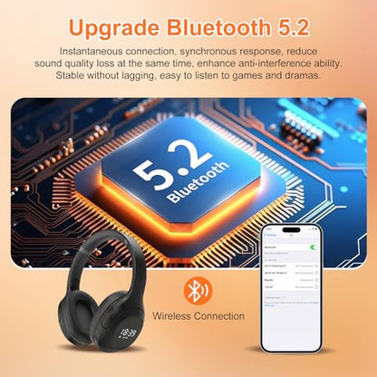 F2 FM Radio Headphones Wireless Bluetooth 5.2 Rechargeable - style: F2 BT