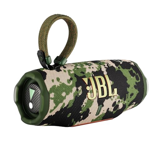 JBL Charge 6 Portable Bluetooth Speaker (Squad) | IP68 Waterproof, DustProof, and DropProof, Outdoor Wireless Audio |28Hrs Playtime + Travel Case Bundle - color: Squad