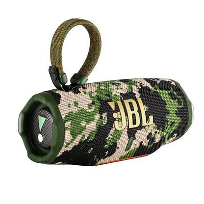 JBL Charge 6 Portable Bluetooth Speaker (Squad) | IP68 Waterproof, DustProof, and DropProof, Outdoor Wireless Audio |28Hrs Playtime + Travel Case Bundle - color: Squad
