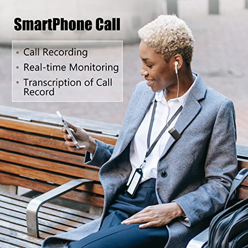 AudioWow - Bluetooth Lapel Mic, Wireless Clip-on Microphone, Bluetooth Lavalier Mic for Smart Phone, Recording, Vlogging, Mixing