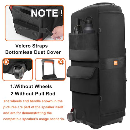 LEFOR·Z Speaker Case Compatible with JBL PartyBox Ultimate,Bottomless Cover | Portable Speaker Dust Cover Storage Bag Fits PartyBox Ultimate for Outdoor Travel,Cover Only(Without Pull Rod & Wheels) - size: Fits for JBL PartyBox Ultimate
