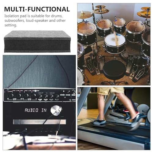 Subwoofer Isolation Pad Noise Reducing Sound Isolation Pads for Studio Monitors and Loud Speakers Easy Installation Shock Absorption Material Versatile Use for Home Studio