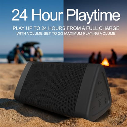 OontZ Angle 3 Gen 4 Portable Bluetooth Speaker, 12W, 24-Hour Playtime | Compact 12W Bluetooth speaker with clear sound, 24-hour playtime, 100-ft range, IPX5 waterproof, AUX Input. - color: Black