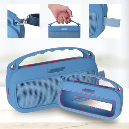 Silicone Cover Compatible with Bose SoundLink Flex 2nd Gen/Bose SoundLink Flex Portable Speaker (Blue Dusk) - color: Blue Dusk, size: Silicone Cover