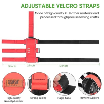 10L0L Golf Cart Speaker Mount, for Yamaha, EZGO, Club Car Carts & Bike ATV - color: Red