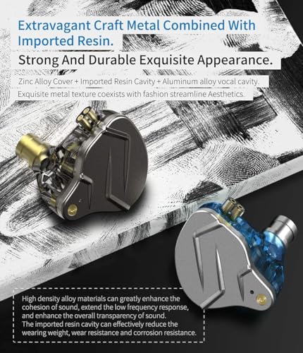 KZ ZSN Pro Dual Drivers 1BA 1DD in Ear Earphones HiFi Power Bass Earbuds Headphones High Clarity Sound Wired Earphones with Detachable Cable for Audiophile Musician - color: ZSN Pro-purple, size: No Mic