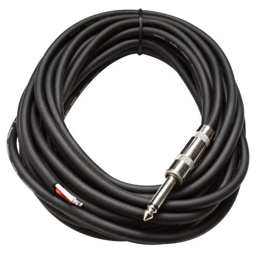 Seismic Audio QRW25Pair 25-Feet Raw Wire to 1/4-Inch Speaker Cable, 16 Guage, PA/DJ/Home Audio - size: 25 Feet