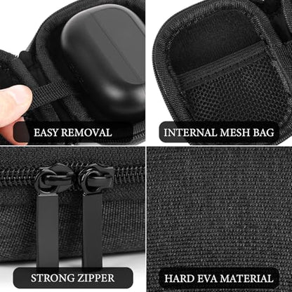 Geekria Shield Earbud Case Compatible with Sennheiser ACCENTUM Open, SHOKZ OpenDots ONE, ATH AH-C630W, Sony LinkBuds Earbud, Replacement Hard Shell Travel Carrying Bag