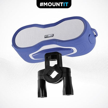 Altec Lansing - Portable Bluetooth Speaker, Waterproof IP67 - color: Periwinkle/White, size: Large