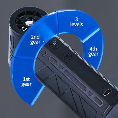 Electric Air Duster Vacuum 2-in-1, Canned Air Alternative Rechargeable Blower with 100,000 RPM, Mini Vacuum for Keyboard, PC, Car Interior, Home Cleaning(Black)