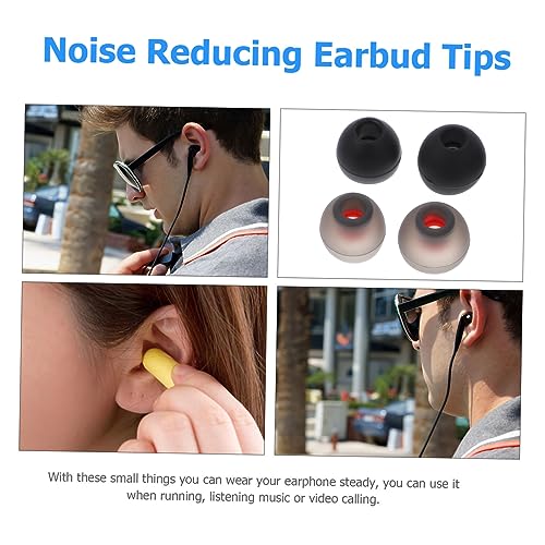 36pcs Silicone Earbuds Tips Earphone Accessories for Precise Fit