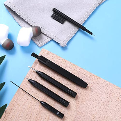 6 Pcs Hearing Equipment Cleaning Kits Hearing Equipment Cleaning Brush Tools Cleaning Accessories for Earbuds Headphones