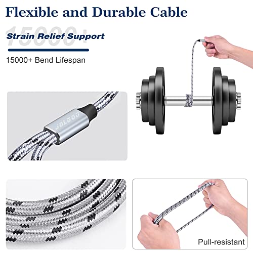 JOLGOO 1/4 Female Splitter, 6.35mm 1/4 in TRS Stereo Female to Dual 1/4 in TS Mono Male Breakout Cable, 30cm/12 inches - style: 1/4 Splitter Female to dual Male