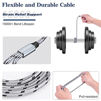 JOLGOO 1/4 Female Splitter, 6.35mm 1/4 in TRS Stereo Female to Dual 1/4 in TS Mono Male Breakout Cable, 30cm/12 inches - style: 1/4 Splitter Female to dual Male