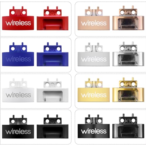 Metal Hinge Headband Connector Repair Parts Kit Compatible with Solo3 Solo 3.0 Solo 2.0 Wireless Over-Ear Headphones (White)