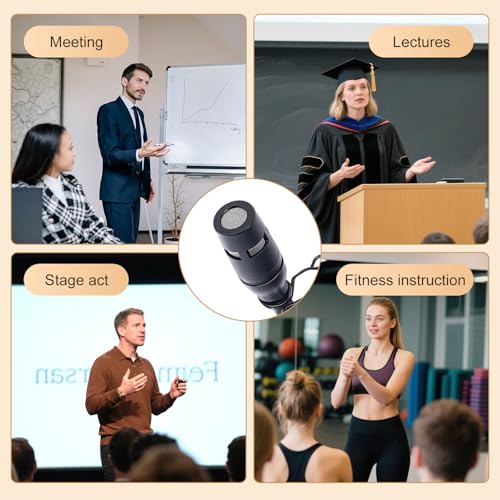 Lavalier Microphone, Cardioid Condenser Clip On Microphone, Lapel Microphone Compatible with AKG/Samson Microphone Wireless System, Mini 3 Pin XLR Plug, Ideal for Lectures, Theater, Actors - size: Mini 3 Pin XLR (TA3F) Plug