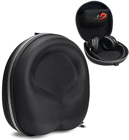 Headphone Case for Skullcandy Crusher ANC 2, Crusher Evo, Crusher, Hesh Evo, Hesh ANC, Hesh3/2/2 Wireless, Riff 2, Riff, Grind, Uproar; GO 810/600; Beats EP, Studio3, Raycon Everyday - color: Black with skull pattan zipper
