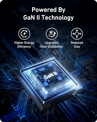 Anker Nano 100W MacBook Charger, 3-Port Fast Compact GaN USB Charger Block | With 1 Pack & 1 Cable for MacBook Pro/Air, Pixelbook, ThinkPad, Dell XPS, iPad Pro, iPhone 17 Series, Galaxy S23, and More - color: white