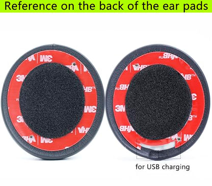 Replacement Ear Pads Compatible with Beats Solo 3.0 Wireless Black - color: Black