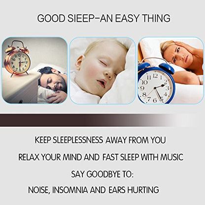 Sleep Soundproof Earbuds Headphones, Noise Isolating Soft Earbuds for Sleeping, Nighttime, Insomnia, Side Sleeper, Snoring, Travel, Meditation & Relaxation (White)