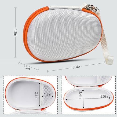 Carrying Case for JBL Clip 5 and for JBL Clip 4 Speaker - color: white