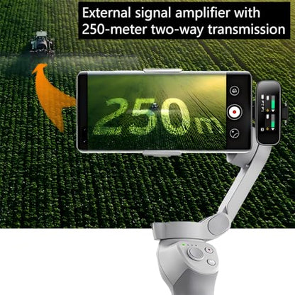 Wireless Lavalier Microphone (2 TX + 1 RX + Charging Case), Intelligent Noise Reduction, 24-bit/48kHz Sampling Rate, 820 ft.(250m) Range, Mini Bluetooth Mic for iPhone/Android/Ipad/PC/Camera