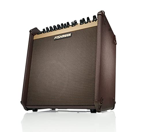 Fishman Loudbox Performer 180-Watt Acoustic Guitar Combo Amplifier Bundle with Gearlux XLR Cable, Instrument Cable, and Austin Bazaar Polishing Cloth - size: Performer 180W