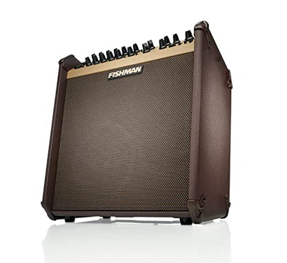 Fishman Loudbox Performer 180-Watt Acoustic Guitar Combo Amplifier Bundle with Gearlux XLR Cable, Instrument Cable, and Austin Bazaar Polishing Cloth - size: Performer 180W