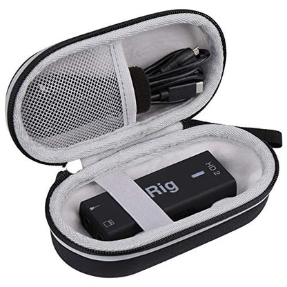 Aproca Hard Travel Storage Carrying Case for IK Multimedia iRig HD 2 digital guitar interface