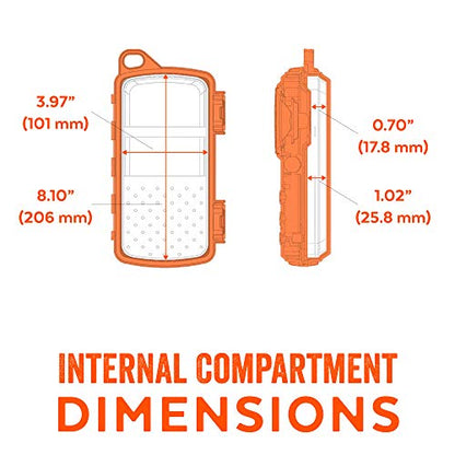 ECOXGEAR EcoExtreme 2 Dry Box Bluetooth Speaker for Your Smartphone (Orange) - color: Orange